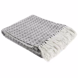 Aspect Coloris Ecru Noir Matériau principal Coton Dimensions Hauteur (en cm) 1 Longueur (en cm) 150 Profondeur (en cm) 120 Au ...