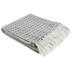 Les Tendances - Plaid ethnique 100% coton pointillé 120 x 150 cm