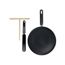 Lily Cook - cmp - coffret crepiere induction noire 28CM + ustensile