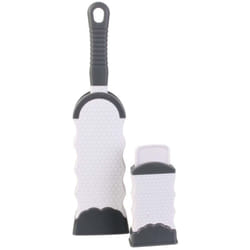 Brosse large + brosse de voyage anti-peluches