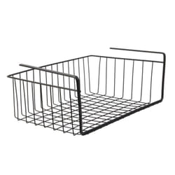 JE CHERCHE UNE IDEE Panier sous étagère en fil métallique, rangement pratique pour organisateur d'intérieur et aménagement maison