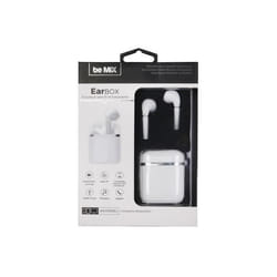 AURICOLARI EARBOX SENZA FILI BLUETOOTH BIANCO BE MIX PIU FORTY REGALI HI-TECH MUSICA
