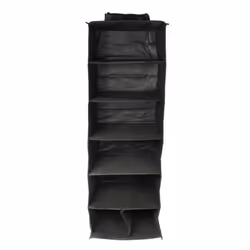 Rangement Compartimenté Dressing 90cm Noir