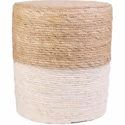 THE HOME DECO FACTORY Pouf Blue Lagoon M2 - Beige
