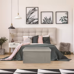 Housse De Rêve Velours Côtelé Gris