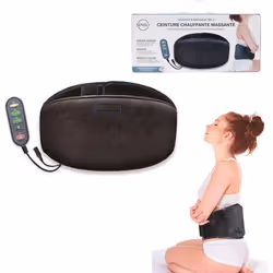 Ceinture Chauffante Massante Ceinture Thermique pour le Dos et les Reins Coussin Chauffant
