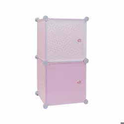 Rangement modulable 2 cubes fille Home Deco Kids