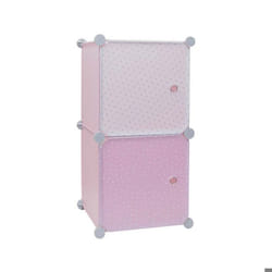 Rangement modulable 2 cubes fille Home Deco Kids