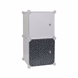 Rangement modulable 2 cubes garçon Home Deco Kids