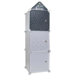 Rangement armoire modulable 3 cubes garçon