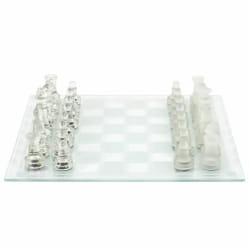 Jeu d'Echecs Verre 25cm