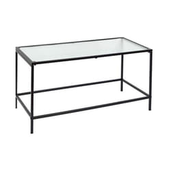 Table Basse Verre Noir Moderne - Style Minimaliste
