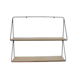 CMP Etagere filaire murale double H - M6