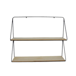 CMP Etagere filaire murale double H - M6