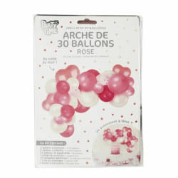 Ballons Déco Arche 23 cm - Rose