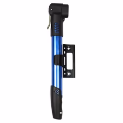 Pompe à Air Manuelle & Portable Vélo 28cm Noir