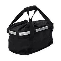 Panier Clipsable avec 2 Anses Vélo 42cm Noir