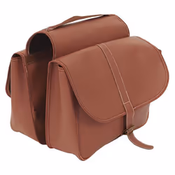 Sacoche double universelle en simili cuir pour vélo 20L