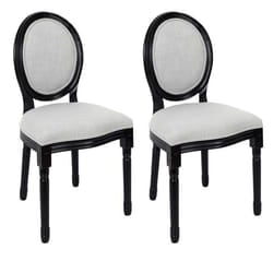 Lot de 2 Chaises Design Eleonor 96cm Noir & Gris