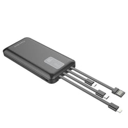 Batterie De Secours 4 En 1 14cm Noir - Paris Prix