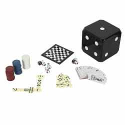 Cube de Jeux 6 en 1 Noir & Blanc