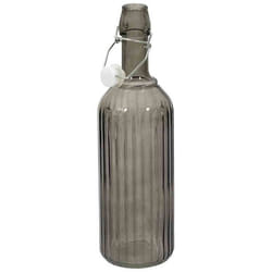 Bouteille en Verre Design Clapet 1L Gris