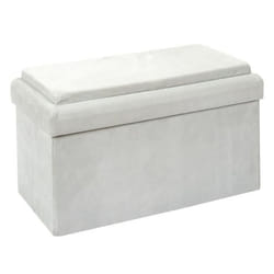 Banc & Coffre Pliable Enfant brique 52cm Gris - Paris Prix