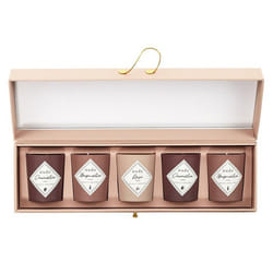 Lot de 5 Bougies Parfumées Coffret 5cm Nude