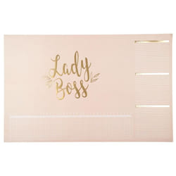 Sous Main en Papier Lady Boss 50cm Rose