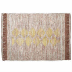 Tapis de Salon Imprimé 120x170cm Nude & Or