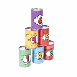 Jeu Enfant Chamboule Tout 3 Balles 10cm Multicolore