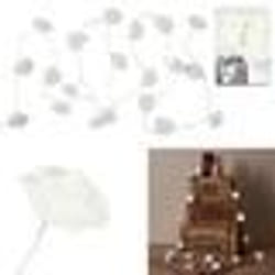 Guirlande Lumineuse 20 LED Rose 350cm Blanc
