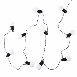 Guirlande Lumineuse Extérieur Ampoule 5m Noir