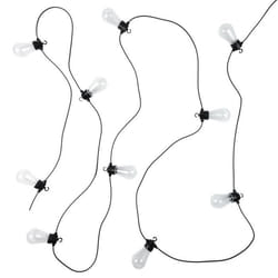 Guirlande Lumineuse Extérieur Ampoule Transparente Multicolore 5m Noir