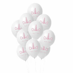 Ballons de Baudruche Licorne 18 cm