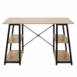 Bureau Design Architecte 120cm Naturel & Noir