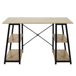 Bureau Design Architecte 120cm Naturel & Noir