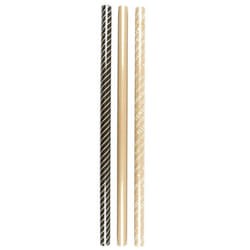 Lot de 3 Papiers Cadeaux Kraft 200cm Naturel