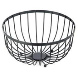 Corbeille à Fruits Design Filaire 24cm Noir