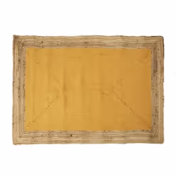 Tapis Déco en Jute Rodame 120x170cm Moutarde