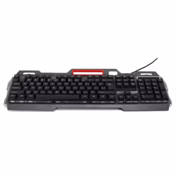 Clavier Led Gamer Support Téléphone 18cm Gris