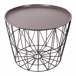 Profitez d'un confortable moment de détente en extérieur grâce à cette table filaire blanche ! Cette jolie table d'extérieur  ...