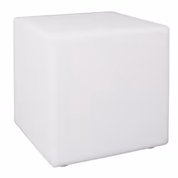 Lampe Cube dExtérieur Télécommande 25cm Blanc
