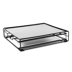 Tiroir Porte-Capsules - Espresso - Métal - 31cm - Noir - 32 Capsules