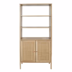 Buffet 2 Portes en Bois Bali 163cm Naturel