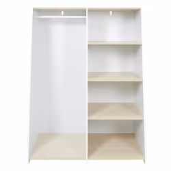 Armoire Scandinave Enfant Maya 120cm Blanc