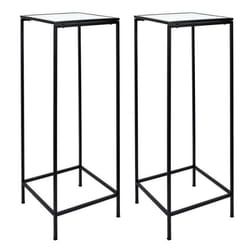 Sellettes - PARIS PRIX - Modèle Felicity - Métal - Noir - 90 cm - Design Contemporain