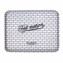 Plateau de Service Brooklyn 26cm Noir & Blanc