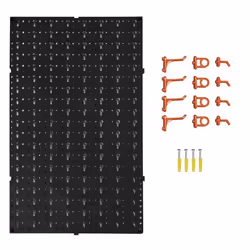 Panneau Mural Rangement Outils 48cm Noir