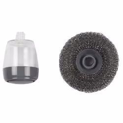 Grattoir à Vaisselle Réservoir 10cm Noir